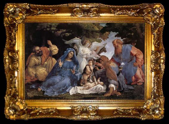 framed  Lorenzo Lotto L
